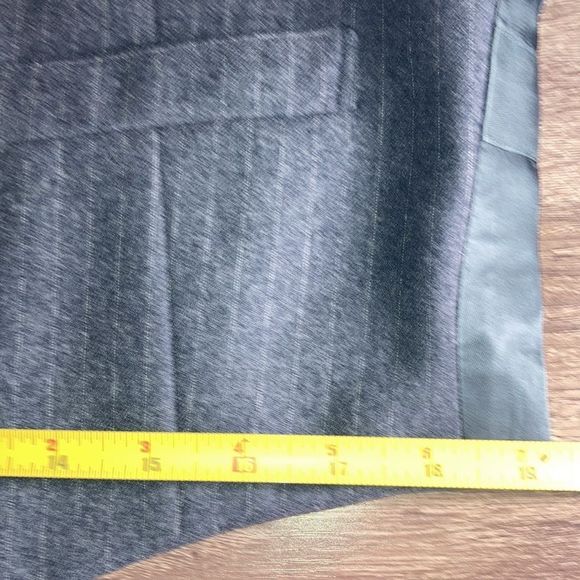 Mens Vintage Brooks Brothers Gray Pinstriped Wool Vest Size 41 R - Picture 6 of 7